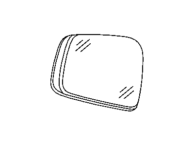 Mopar 68082632AB Glass-Mirror Replacement