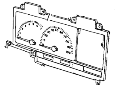 Mopar 4685033 -100 Mile SPEEDO W/TACH