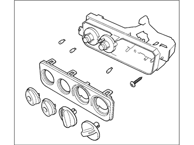 Mopar 4610073AB Air Conditioner And Heater Control Switch