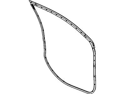 Mopar 5074644AE WEATHERSTRIP-Front Door Mounted