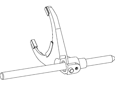 Mopar 4137764 SPACER-Mode Fork Assembly Partial