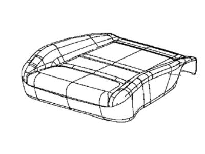 Mopar 6RE66BD3AD Front Seat Cushion
