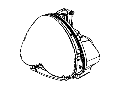 Mopar 5116044AE Headlamp Module Right