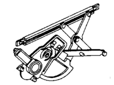 Mopar 4773918 FRONT DOOR WINDOW