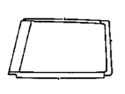 Mopar 4538716 MOULDING, Rear Door Belt, Bright, Right