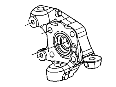 Mopar 5264874AA Front Steering Knuckle