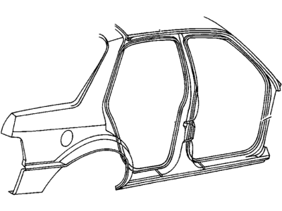 Mopar 5257263 WEATHERSTRIP Front Door OPNG RIGHT/LEFT