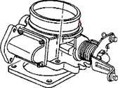 OEM Jeep Wrangler Throttle Body - 5161510AA