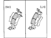 OEM 1995 Chrysler Sebring Pad Kit - MR205144