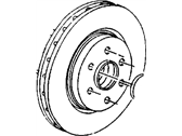 OEM 2000 Dodge Viper Brake Rotor - 4642122AC