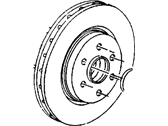 OEM 2001 Dodge Viper Brake Rotor - 4642122AC