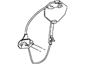 OEM 1999 Dodge Neon Rear Door Window Regulator - 4783338AB