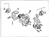 OEM 2004 Chrysler Sebring Fuel Injection Throttle Body - MD357272