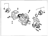 OEM 2001 Chrysler Sebring Fuel Injection Throttle Body - MD357272