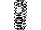 OEM 2006 Chrysler Sebring Rear Coil Spring - 4879215AA