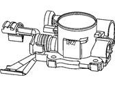 OEM 2004 Jeep Liberty Throttle Body - 53013547AD