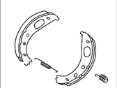 OEM 2003 Dodge Sprinter 3500 Parking Brake Shoe And Lining - 5103793AA