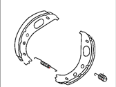 OEM 2003 Dodge Sprinter 2500 Parking Brake Shoe And Lining - 5103792AA