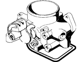 OEM 2000 Chrysler Cirrus Throttle Body - 4669803