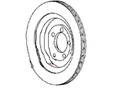 OEM 2017 Dodge Viper Brake Rotor - 68252788AA