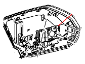 OEM 2011 Dodge Caliber Rear Door Window Regulator - 5179957AA