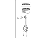 OEM 2015 Jeep Compass Piston-A-Size - 5191337AA