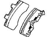 OEM 1999 Dodge Ram 2500 Front Disc Brake Pad Kit - 5013814AB