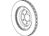 OEM 2017 Dodge Viper Brake Rotor - 68225239AA