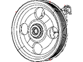 OEM Chrysler Pacifica Power Steering Pump With Pulley - R4880348AB