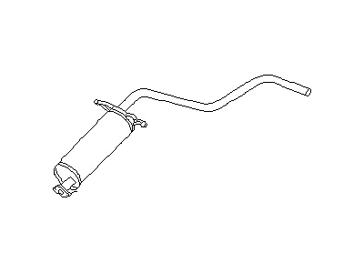 Nissan 20100-88G07 Exhaust, Main Muffler Assembly