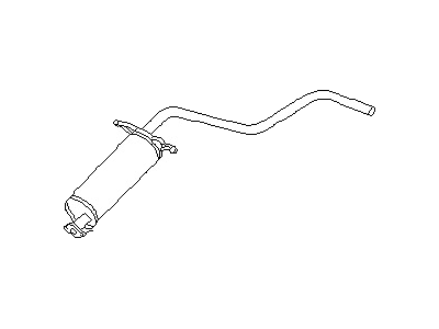 Nissan 20100-8B060 Exhaust, Main Muffler Assembly