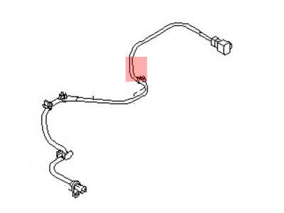 Nissan 47900-70T10 Sensor Assembly-Anti SKID, Rear