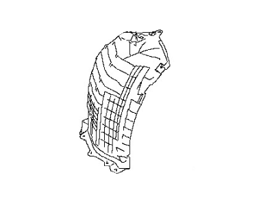 Nissan 63844-62B2A Protector-Front Fender, Front RH