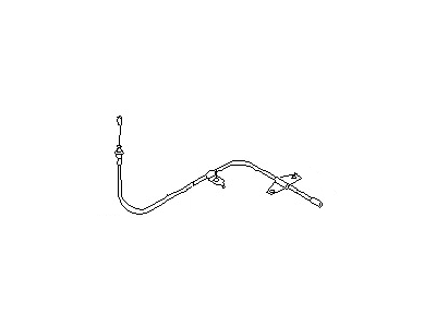 Nissan 36402-0B005 Cable Assy-Parking Brake, Front