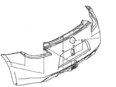 Nissan HEM22-6AV5H Face Rear BUMPR