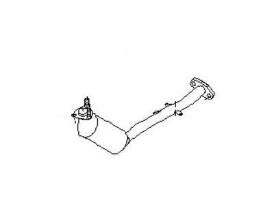Nissan 20010-70F02 Exhaust Tube Assembly, Front