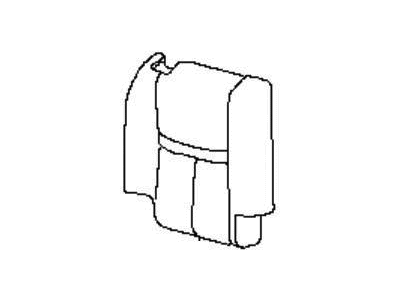 Nissan 88620-6FK0A Trim Assy-Back, Rear Seat