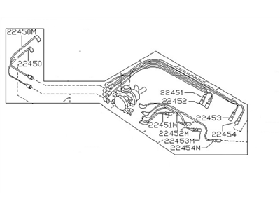 Nissan B245M-29R2EVW H.T. Cable 7M