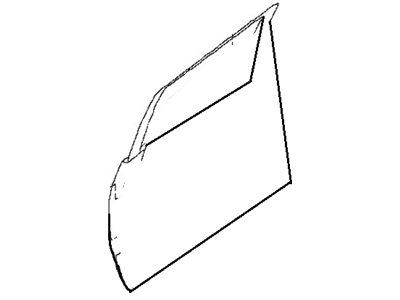 Nissan 82152-2Y930 Panel-Rear Door, Outer RH