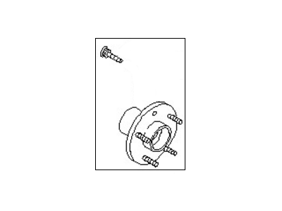 Nissan 40202-31U10 Hub Assembly Road Wheel