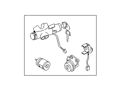Nissan 99810-CD000 Key Set