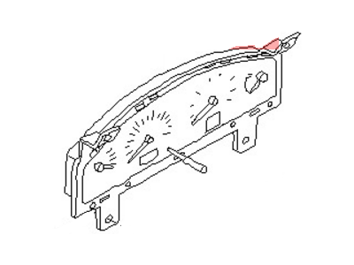 Nissan 24820-6W062 Speedometer Assembly