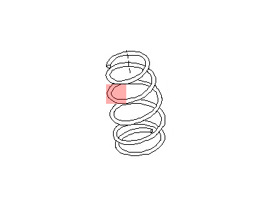 Nissan 54010-3NF1A Spring-Front