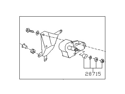 Nissan 28700-1B700 Drive Assembly-Rear Window WIPER