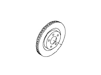 Nissan 40206-JG00A Rotor Disc Brake Front