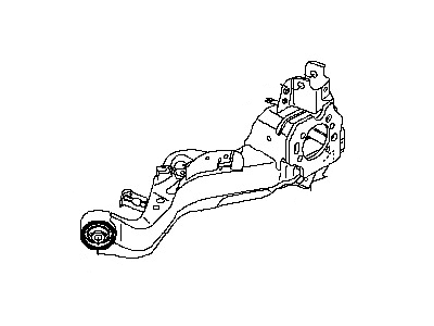 Nissan 55502-4BA0A Arm Assy-Rear Suspension, LH