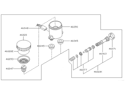 Nissan 46010-56L20 Master Cylinder