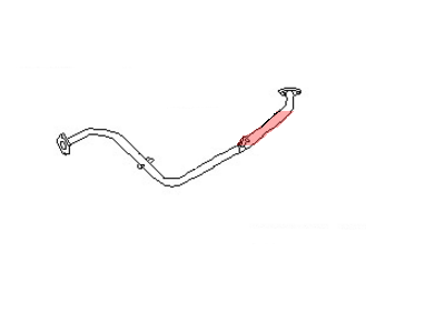 Nissan 20015-29R20 Exhaust Tube Assembly, Center