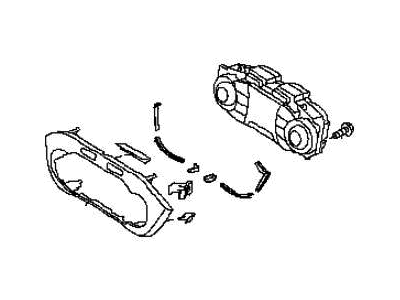 Nissan 24845-3YW1B Display Assembly-Multi