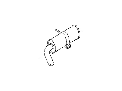 Infiniti 20350-9NF0B Muffler Assy-Post